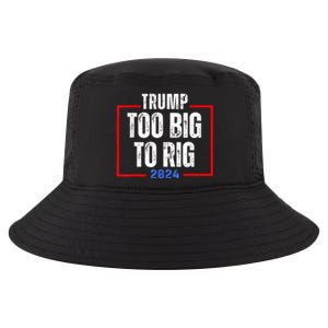 Too Big To Rig 2024 Elections Trump Saying Trump 2024 Cool Comfort Performance Bucket Hat