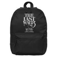 The B.A.N.D The Last W.A.L.T.Z Distressed 16 in Basic Backpack