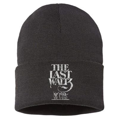 The B.A.N.D The Last W.A.L.T.Z Distressed Sustainable Knit Beanie