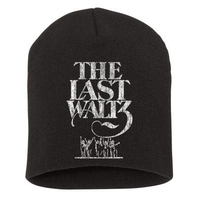 The B.A.N.D The Last W.A.L.T.Z Distressed Short Acrylic Beanie