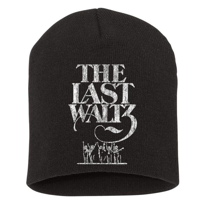 The B.A.N.D The Last W.A.L.T.Z Distressed Short Acrylic Beanie