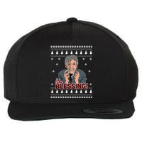 The Blessing Wool Snapback Cap