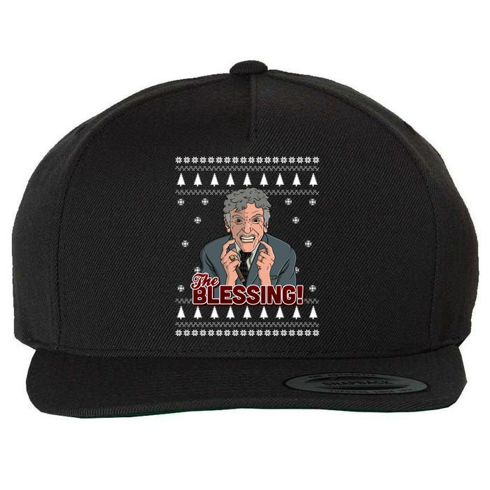 The Blessing Wool Snapback Cap