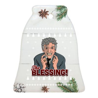 The Blessing Ceramic Bell Ornament