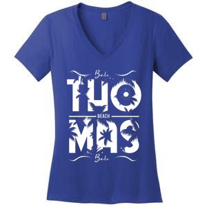 Thomas Beach Women's V-Neck T-Shirt