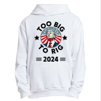 Too Big To Rig Trump 2024 Urban Pullover Hoodie