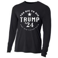 Too Big To Rig Trump 2024 Election Take Our Nation Back Cooling Performance Long Sleeve Crew