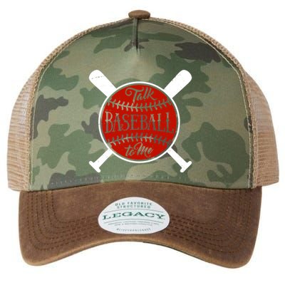 Talk Baseball To Me Legacy Tie Dye Trucker Hat