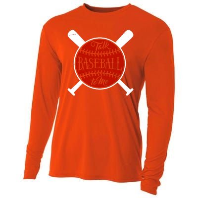 Talk Baseball To Me Cooling Performance Long Sleeve Crew