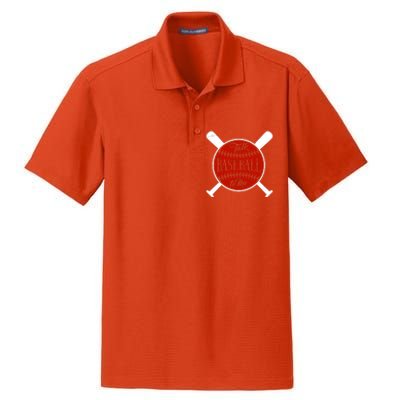 Talk Baseball To Me Dry Zone Grid Polo