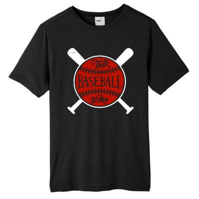 Talk Baseball To Me Tall Fusion ChromaSoft Performance T-Shirt