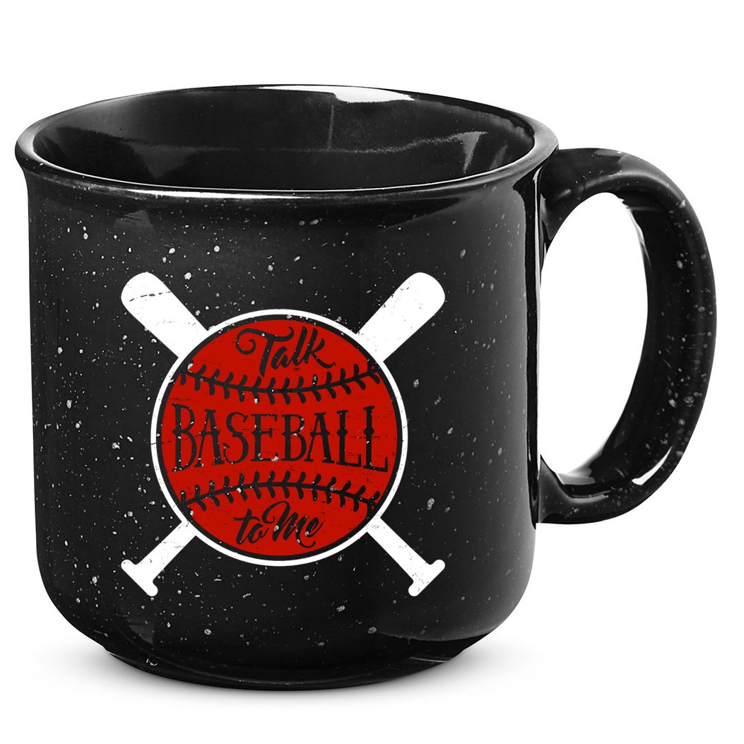 Talk Baseball To Me 15oz Campfire Ceramic Mug