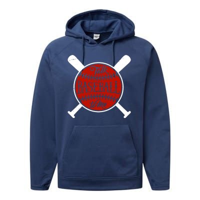 Talk Baseball To Me Performance Fleece Hoodie