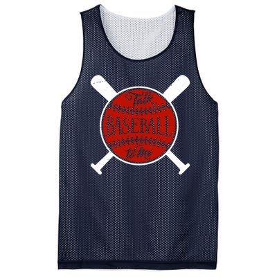 Talk Baseball To Me Mesh Reversible Basketball Jersey Tank