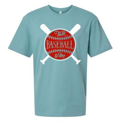 Talk Baseball To Me Sueded Cloud Jersey T-Shirt