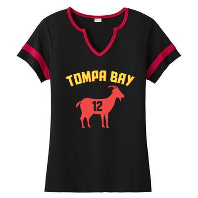 Tompa Bay The Goat Ladies Halftime Notch Neck Tee