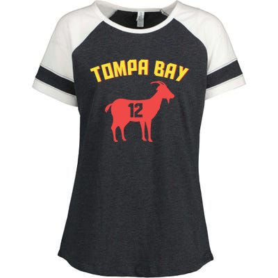 Tompa Bay The Goat Enza Ladies Jersey Colorblock Tee