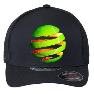 Tennis Ball Tear Flexfit Unipanel Trucker Cap