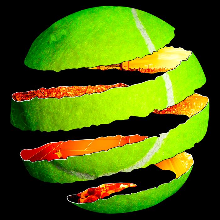 Tennis Ball Tear Button