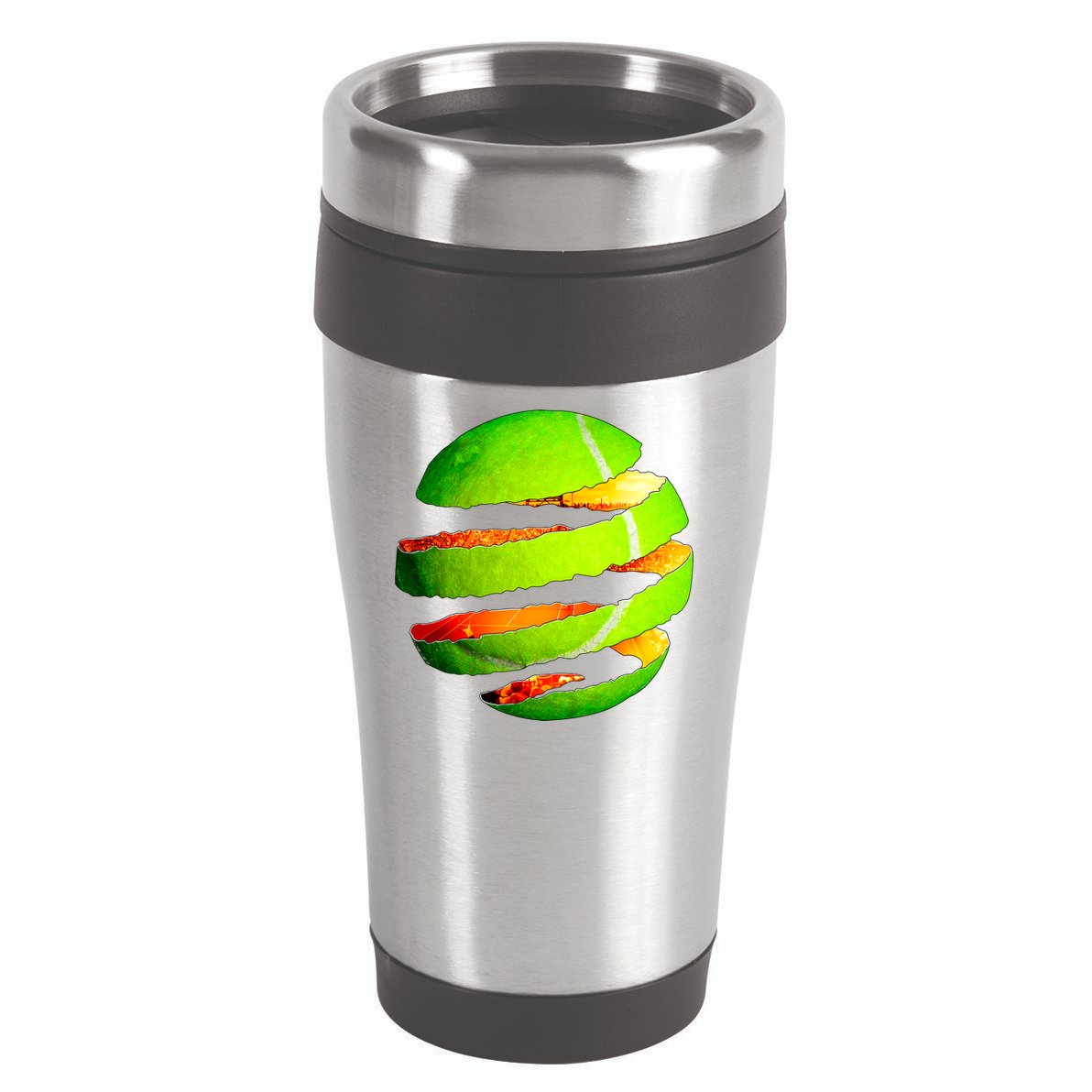 Tennis Ball Tear 16oz Travel Tumbler