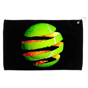 Tennis Ball Tear Grommeted Golf Towel