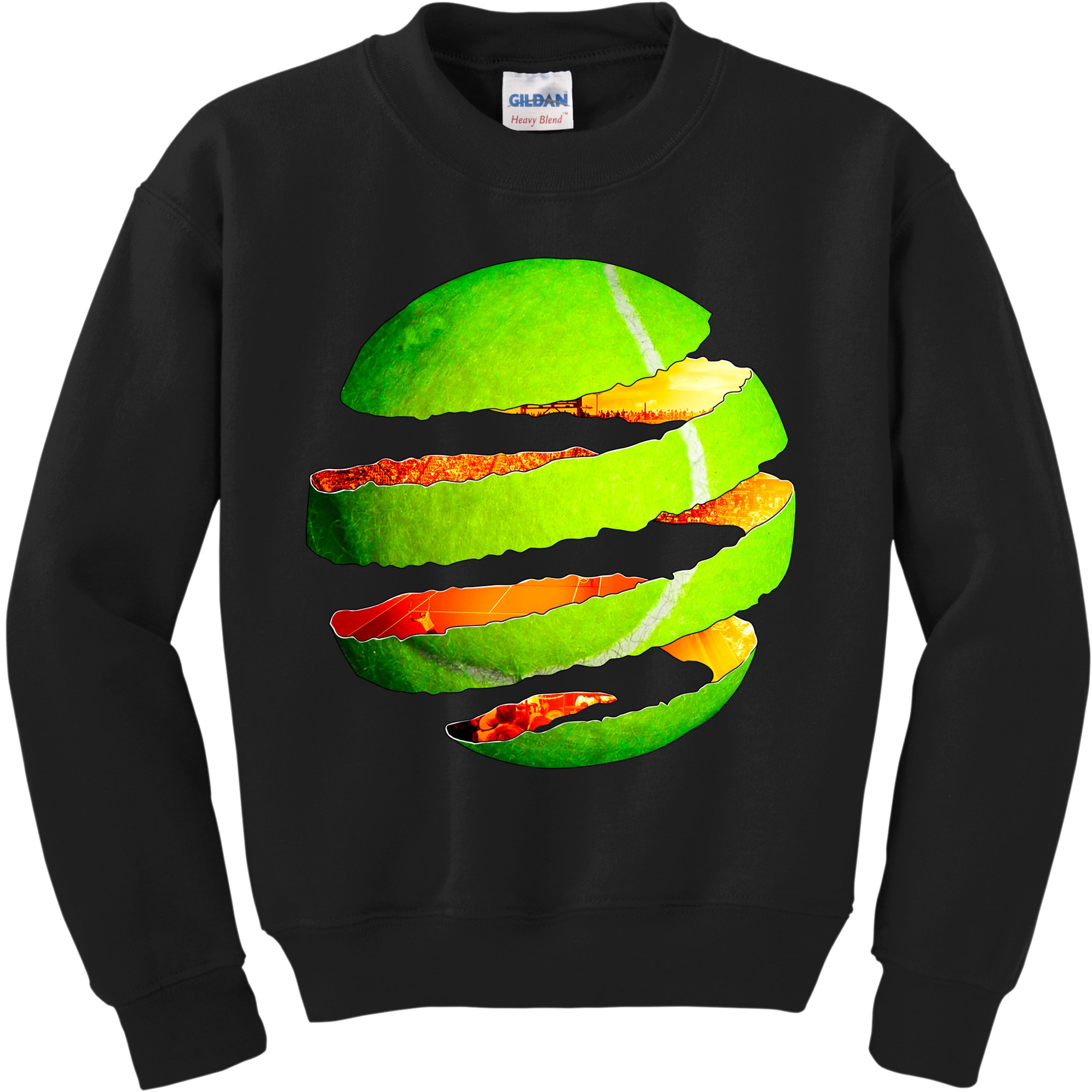 Tennis Ball Tear Kids Sweatshirt