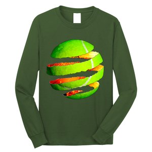 Tennis Ball Tear Long Sleeve Shirt