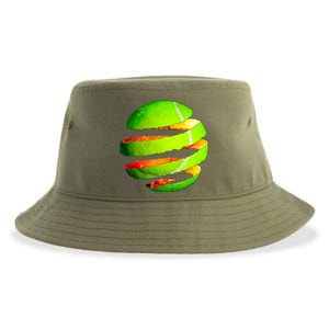 Tennis Ball Tear Sustainable Bucket Hat