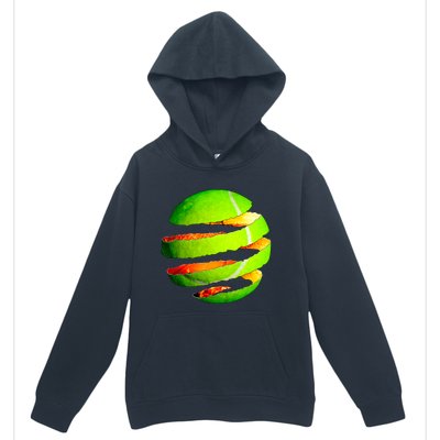 Tennis Ball Tear Urban Pullover Hoodie