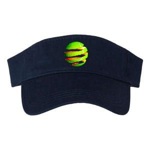 Tennis Ball Tear Valucap Bio-Washed Visor