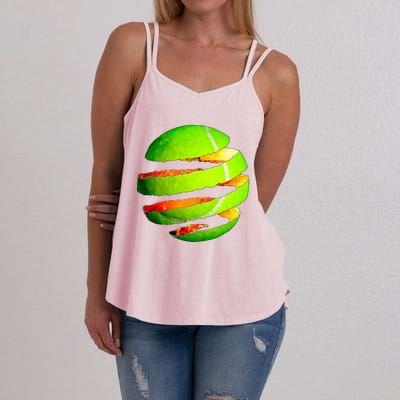 Tennis Ball Tear Women's Strappy Tank