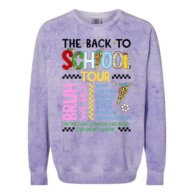 The Back To School Colorblast Crewneck Sweatshirt