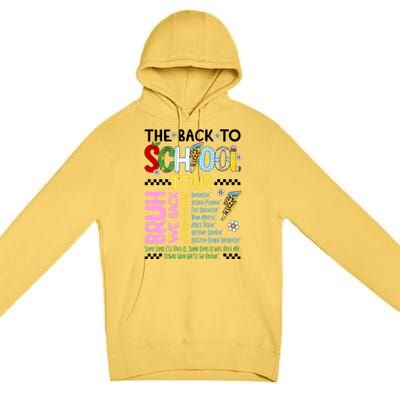 The Back To School Premium Pullover Hoodie