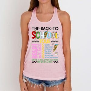 The Back To School Women's Knotted Racerback Tank