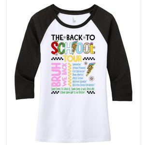 The Back To School Women's Tri-Blend 3/4-Sleeve Raglan Shirt