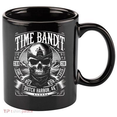 Time Bandit 11oz C Handle Ceramic Mug