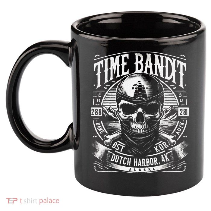 Time Bandit 11oz C Handle Ceramic Mug