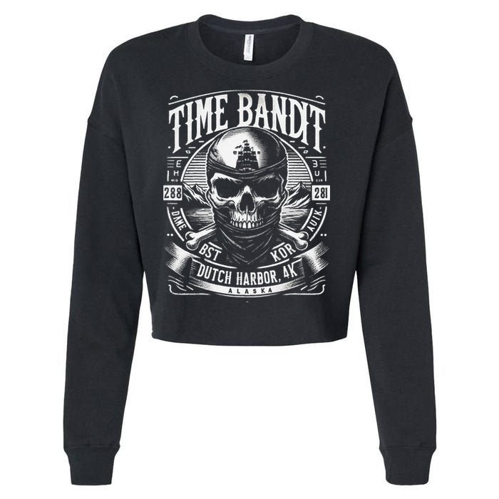 Time Bandit Cropped Pullover Crew