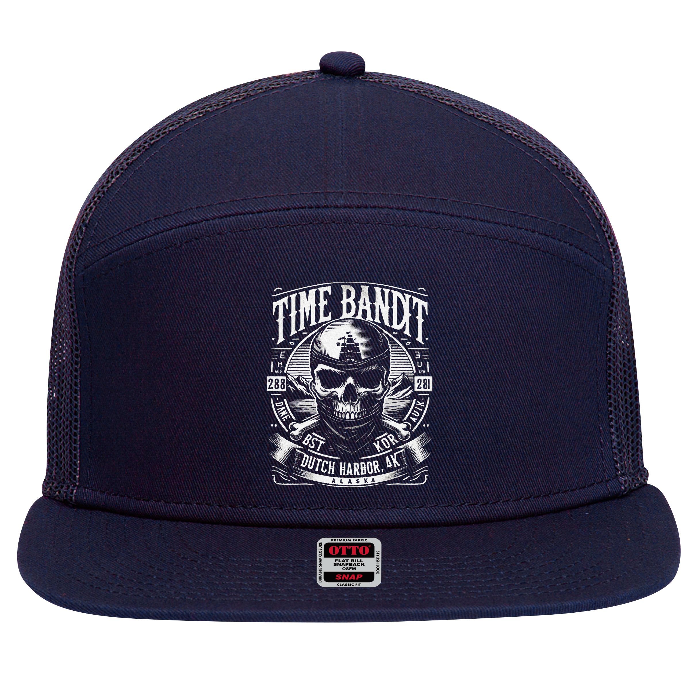 Time Bandit 7 Panel Mesh Trucker Snapback Hat