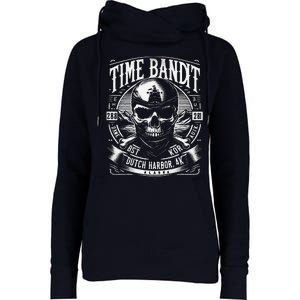 Time Bandit Womens Funnel Neck Pullover Hood