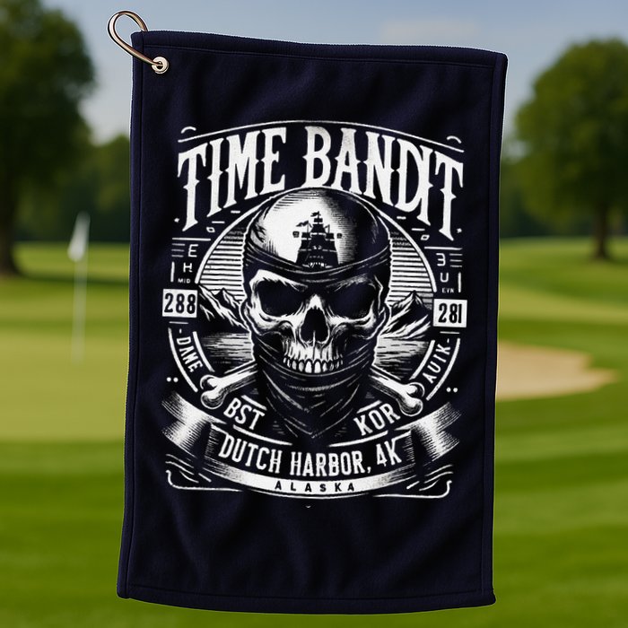 Time Bandit Golf Towel