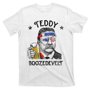 Teddy Boozedevelt Theodore Roosevelt 4th Of July T-Shirt