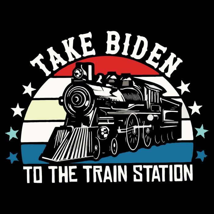 Take Biden To The Train Station Yellowstone Cooling Performance Crew T-Shirt