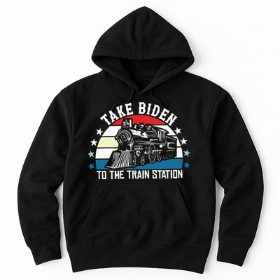 Take Biden To The Train Station Yellowstone Hoodie