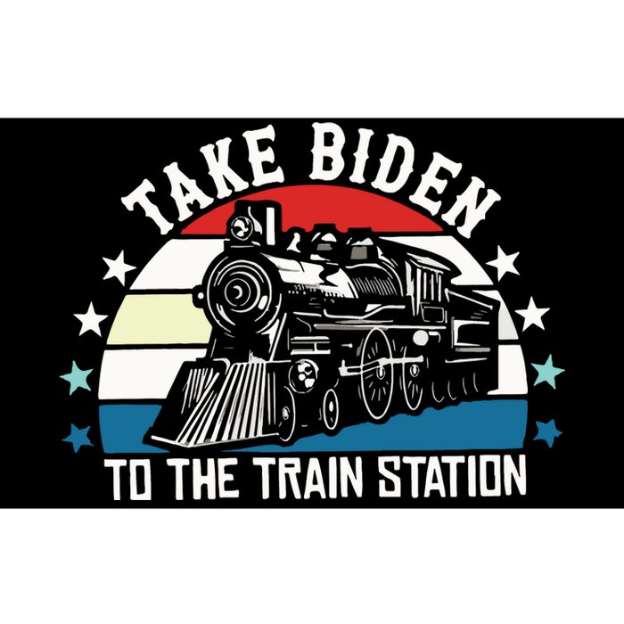 Take Biden To The Train Station Yellowstone Bumper Sticker