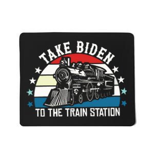 Take Biden To The Train Station Yellowstone Mousepad