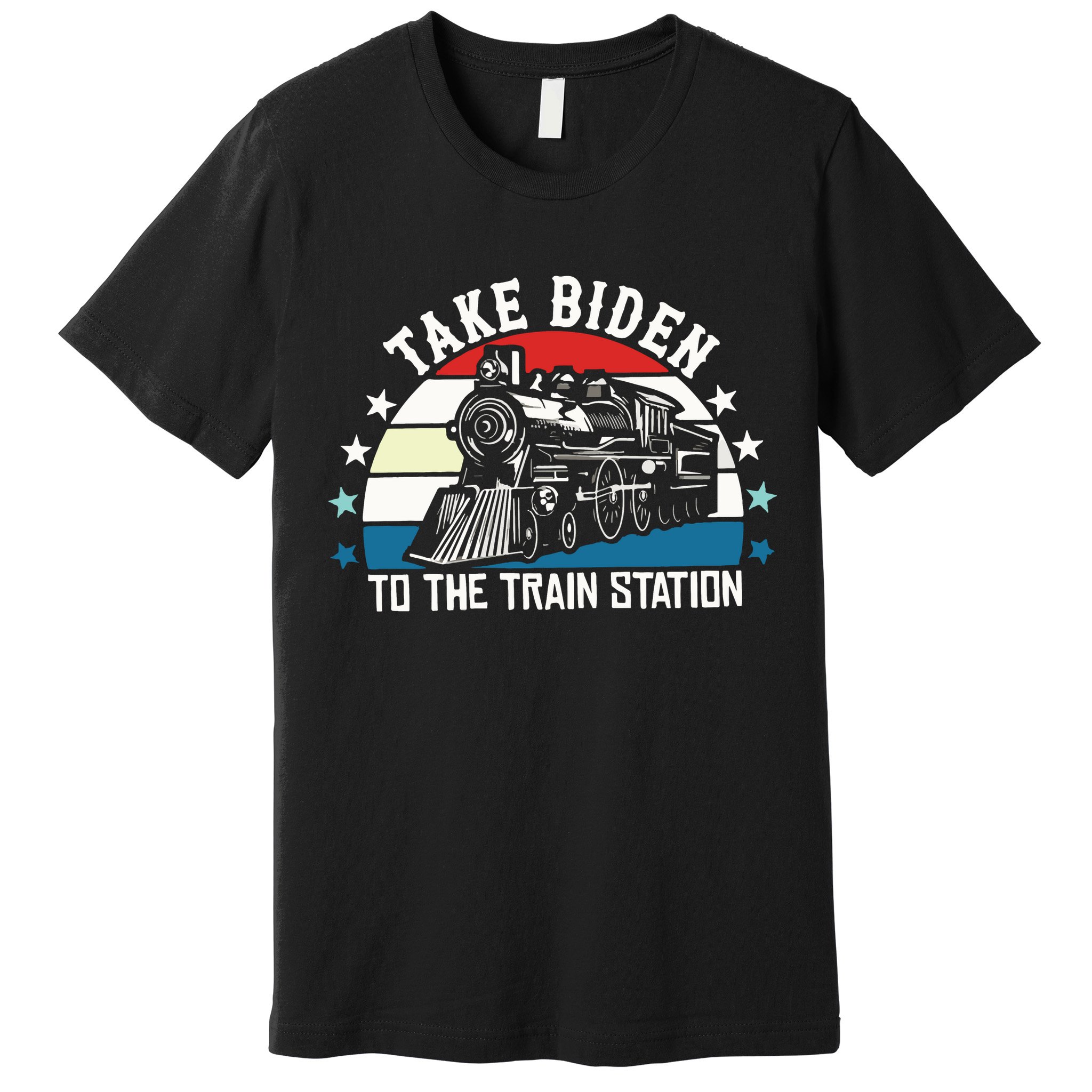 Take Biden To The Train Station Yellowstone Premium T-Shirt