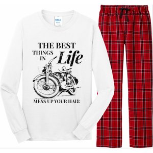 The Best Things In Life Mess Up Your Hair Long Sleeve Pajama Set