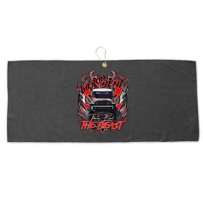 The Beast Large Microfiber Waffle Golf Towel