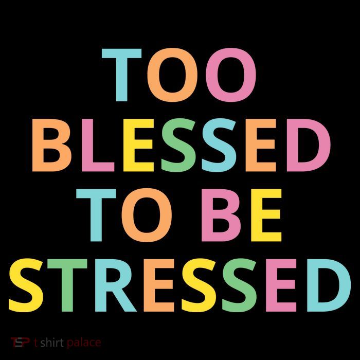 Too Blessed To Be Stressed T-Shirt